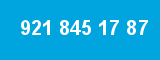 921 845 17 87 921 845 17 87